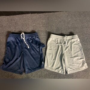 Liberty Pro Dual-Tone Athletic Shorts - Gray and Navy